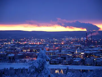 Rovaniemi, en la Laponia Finlandesa, casa de Papá Noel Rovaniemi, en la Laponia Finlandesa, casa de Papá Noel