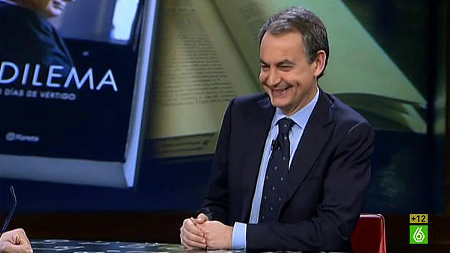 1 Zapatero, en un momento de la entrevista en El Intermedio 1 Zapatero, en un momento de la entrevista en El Intermedio