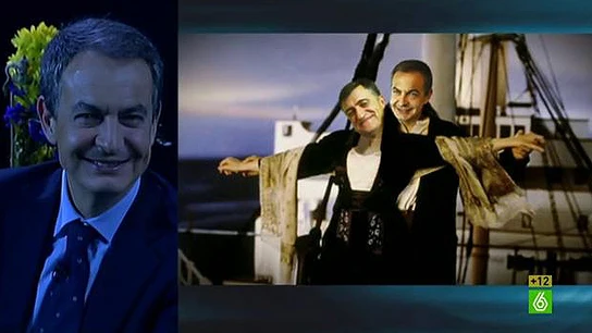 Zapatero y Wyoming, en versión 'Titanic' Zapatero y Wyoming, en versión 'Titanic'
