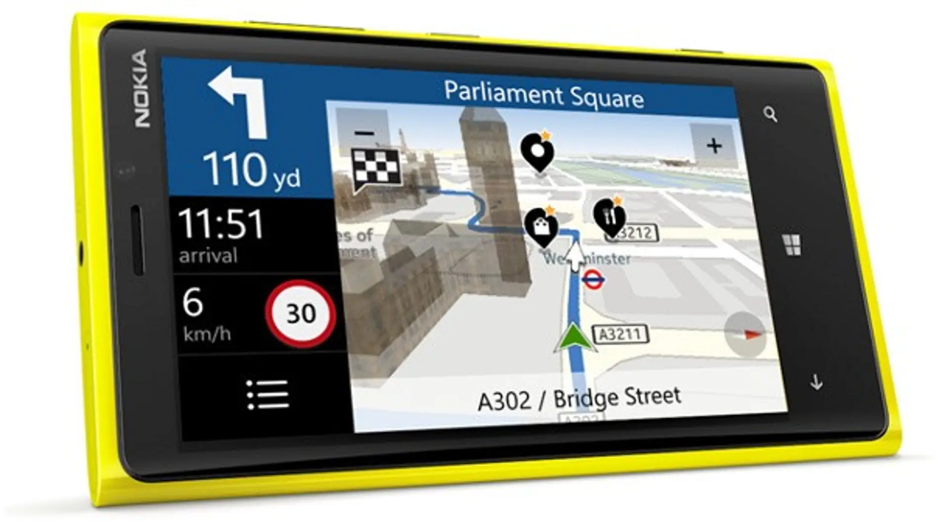 Nokia Lumia con Here Maps