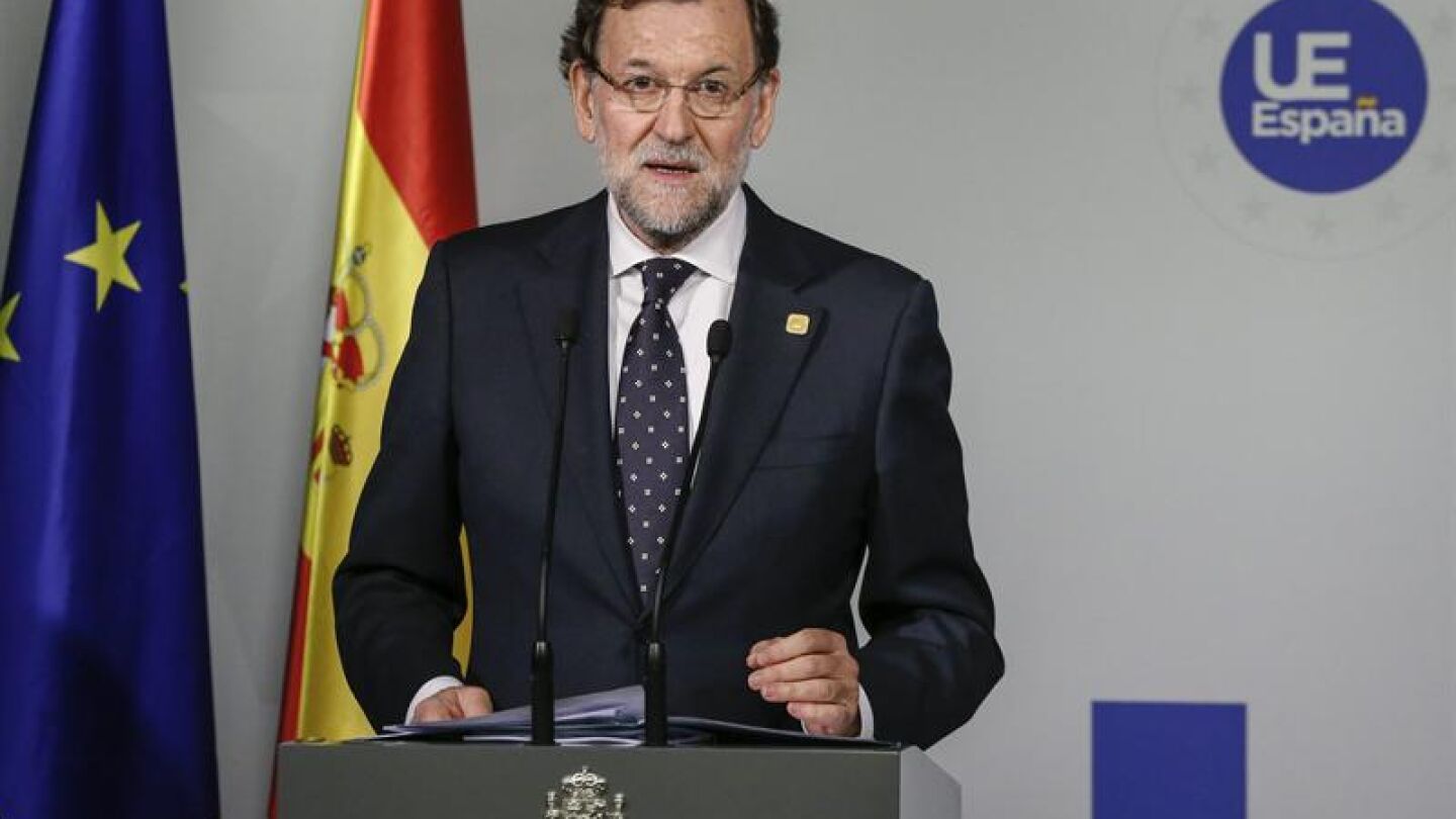 Mariano Rajoy en Bruselas