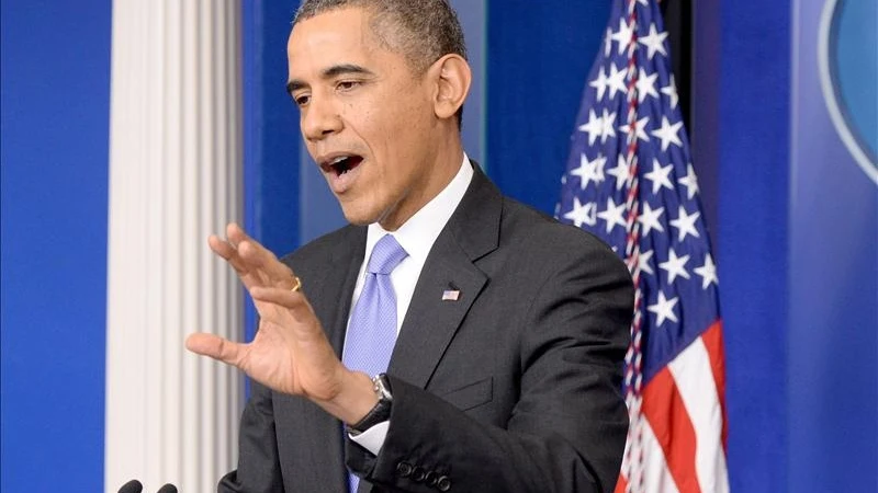 Barack Obama, en su &uacute;ltima aparici&oacute;n de 2013