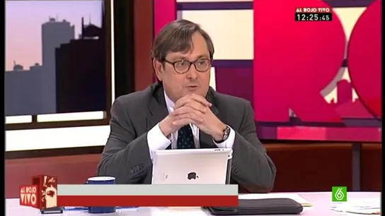 Francisco Marhuenda en 'Al Rojo Vivo'' Francisco Marhuenda en 'Al Rojo Vivo''