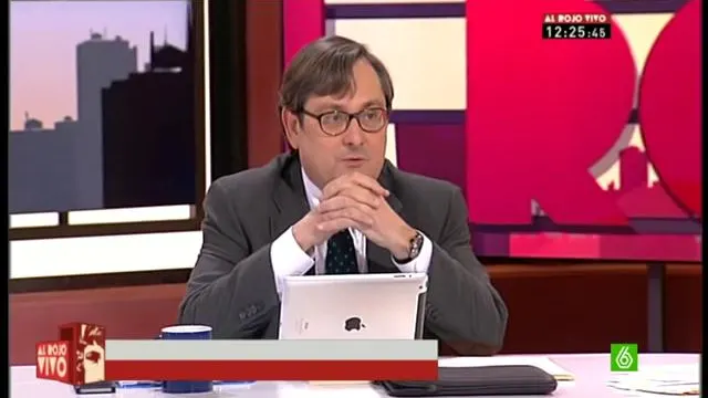 Francisco Marhuenda en 'Al Rojo Vivo'' Francisco Marhuenda en 'Al Rojo Vivo''