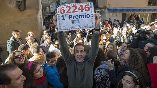 Imagen de la celebraci&oacute;n del Gordo de la Loter&iacute;a de Navidad