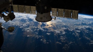 Parte de la Estación Espacial Internacional