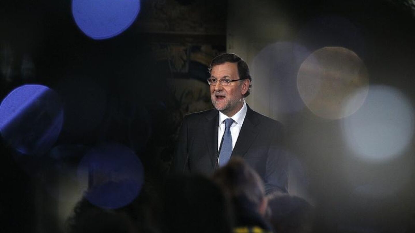 Mariano Rajoy tras el &uacute;ltimo Consejo de Ministros de 2013
