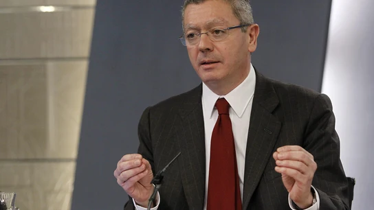 El ministro de Justicia, Alberto Ruiz Gallardón El ministro de Justicia, Alberto Ruiz Gallardón