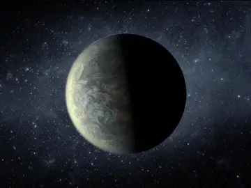 Recreación del planeta rocoso Kepler 20f Recreación del planeta rocoso Kepler 20f