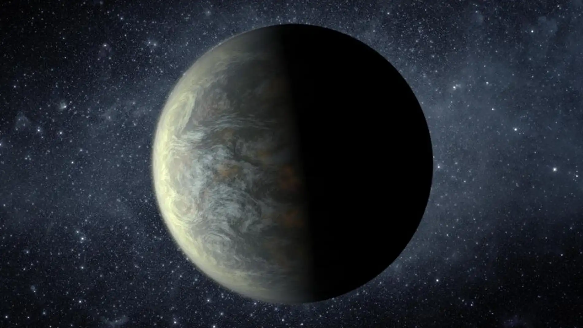Recreación del planeta rocoso Kepler 20f