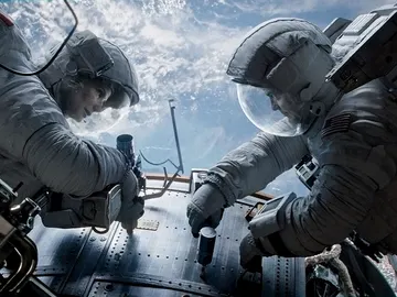 Fotograma de la película Gravity Fotograma de la película Gravity