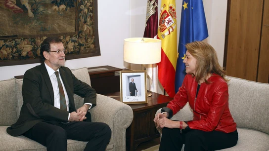 Rajoy se reúne con Cospedal antes de la reunión de la dirección del PP Rajoy se reúne con Cospedal antes de la reunión de la dirección del PP