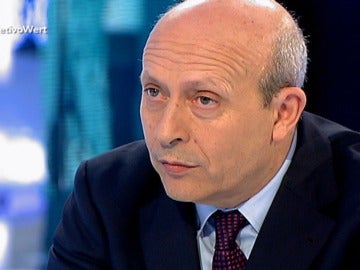 El ministro de Educación José Ignacio Wert en ‘El Objetivo’ El ministro de Educación José Ignacio Wert en ‘El Objetivo’