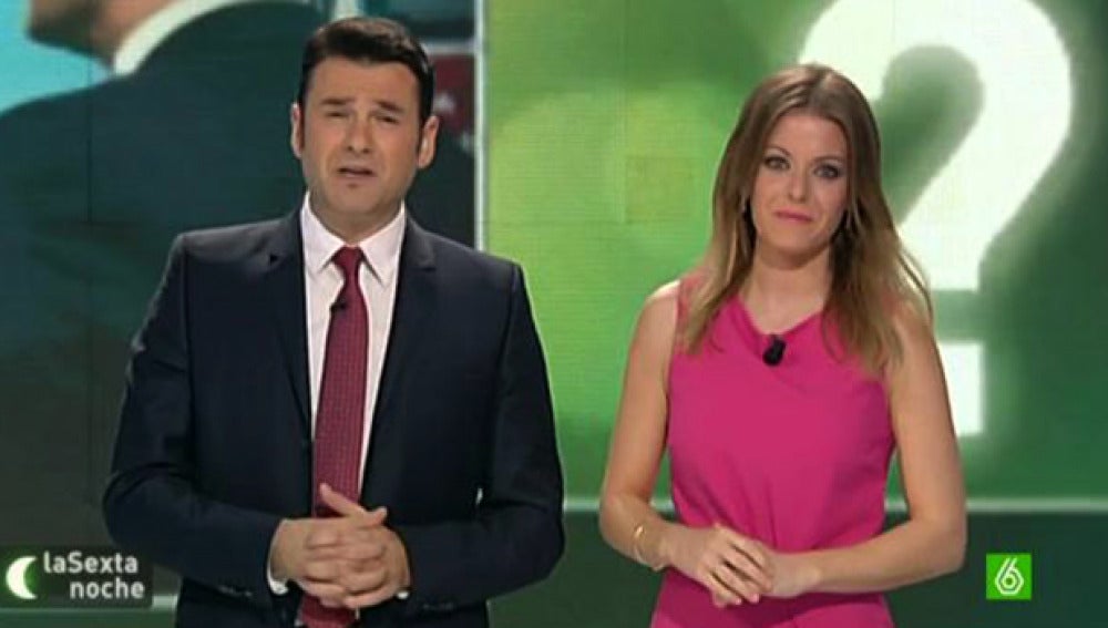 Iñaki López y Andrea Ropero