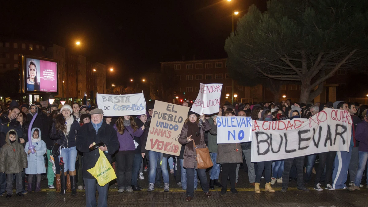 Los vecinos de Gamonal protestan por el Bulevar