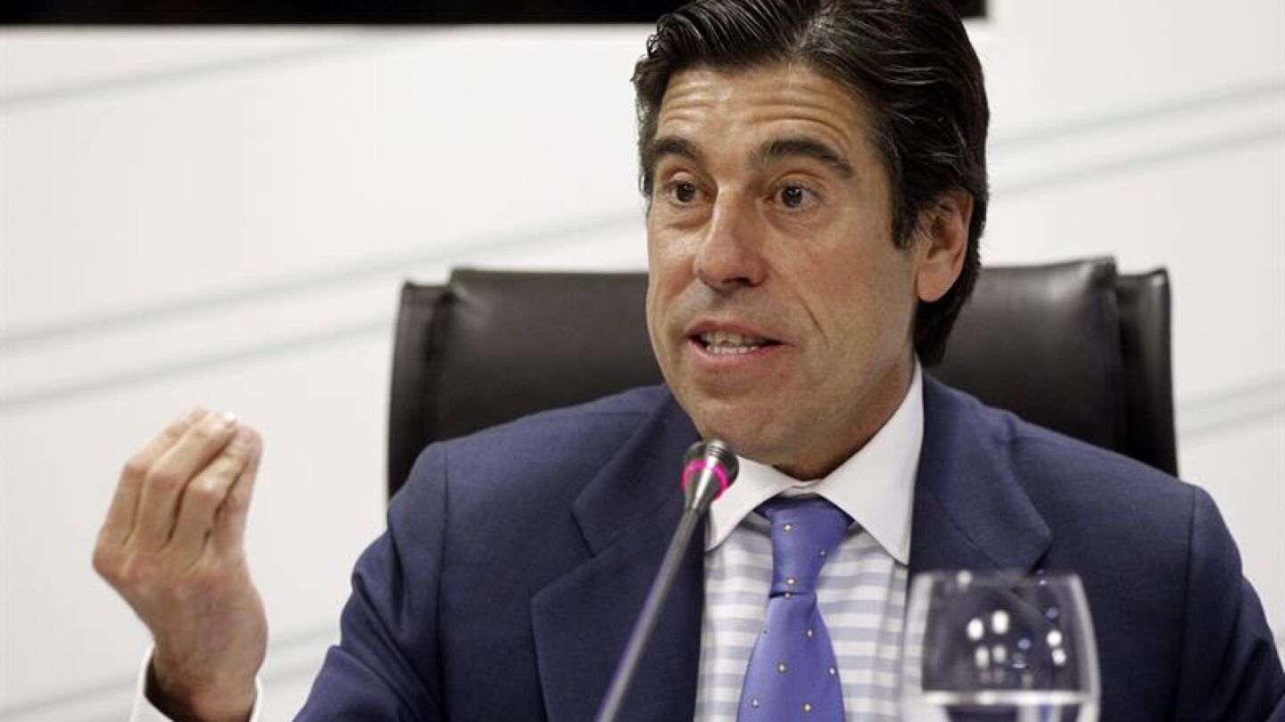 El presidente de la constructora espa&ntilde;ola Sacyr, Manuel Manrique