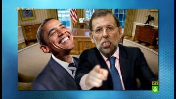 Selfie de Obama y Mariano Rajoy