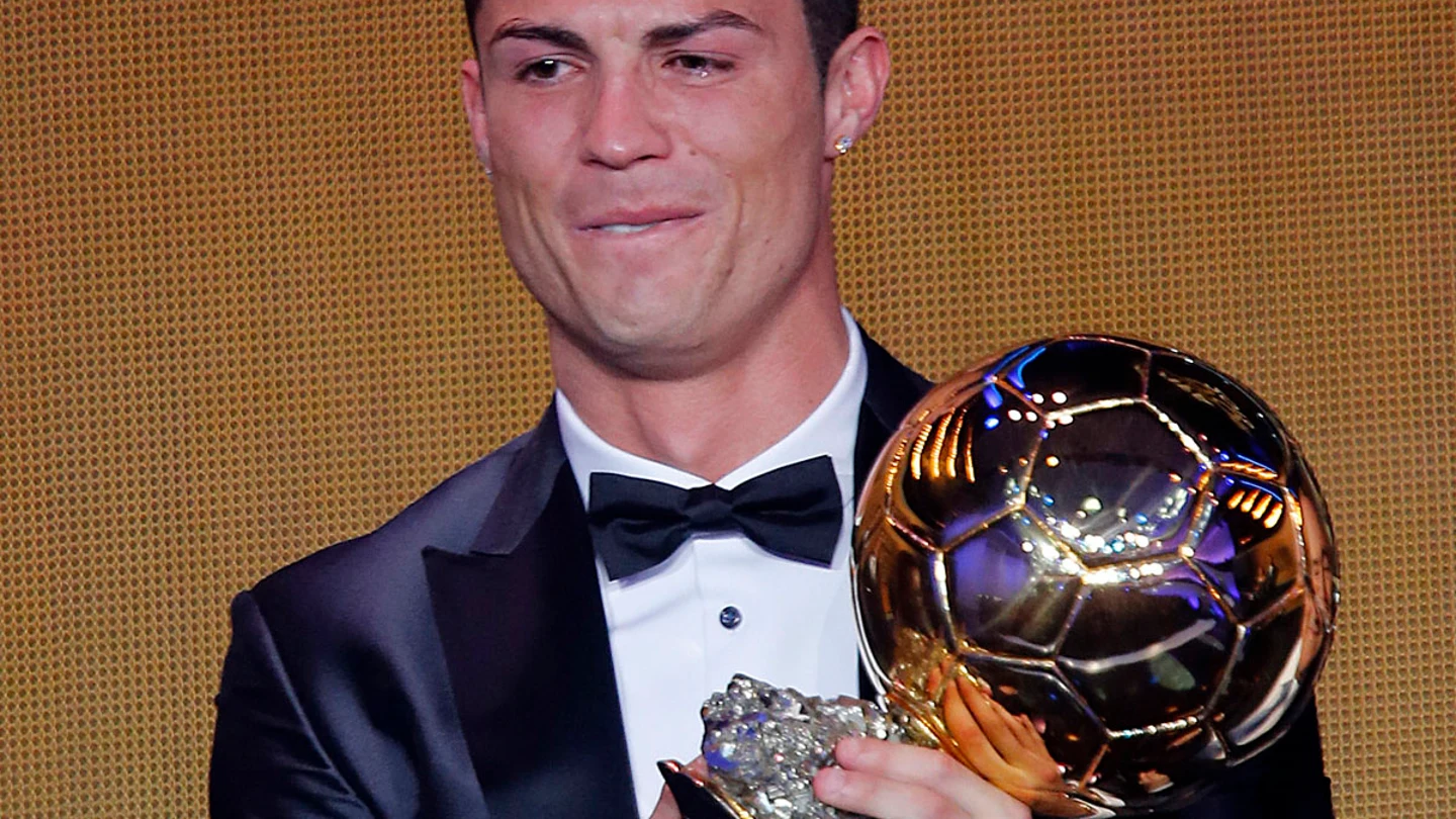 El futbolista no pudo contener las lágrimas El futbolista no pudo contener las lágrimas