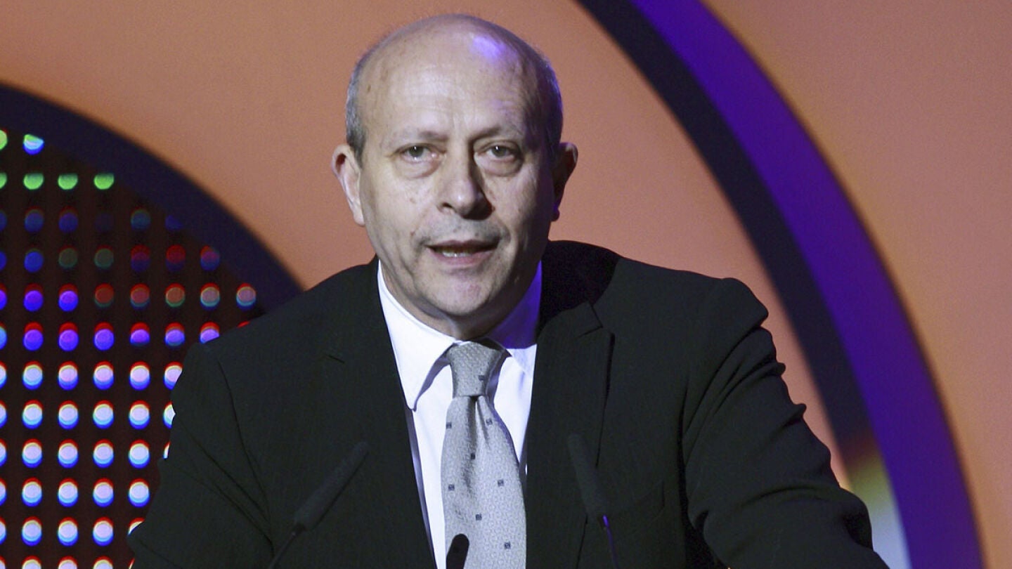  El ministro de Cultura, Jos&eacute; Ignacio Wert, durante su intervenci&oacute;n en la ceremonia de entrega del XIX Premio Jos&eacute; Mar&iacute;a Forqu&eacute; 