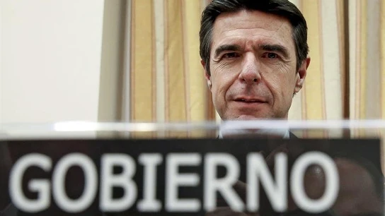 Soria en una comparecencia Soria en una comparecencia