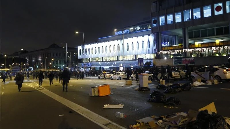 Disturbios en Madrid tras la marcha en apoyo a Gamonal