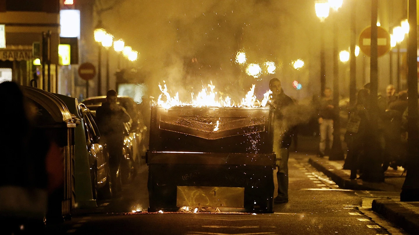 Múltiples altercados en las marchas a favor de los vecinos del Gamonal Múltiples altercados en las marchas a favor de los vecinos del Gamonal