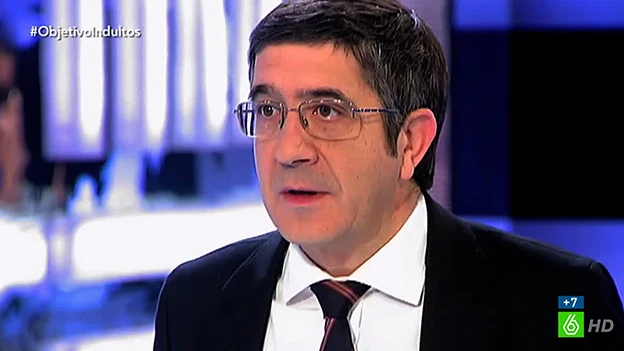 Patxi López en 'El Objetivo' Patxi López en 'El Objetivo'