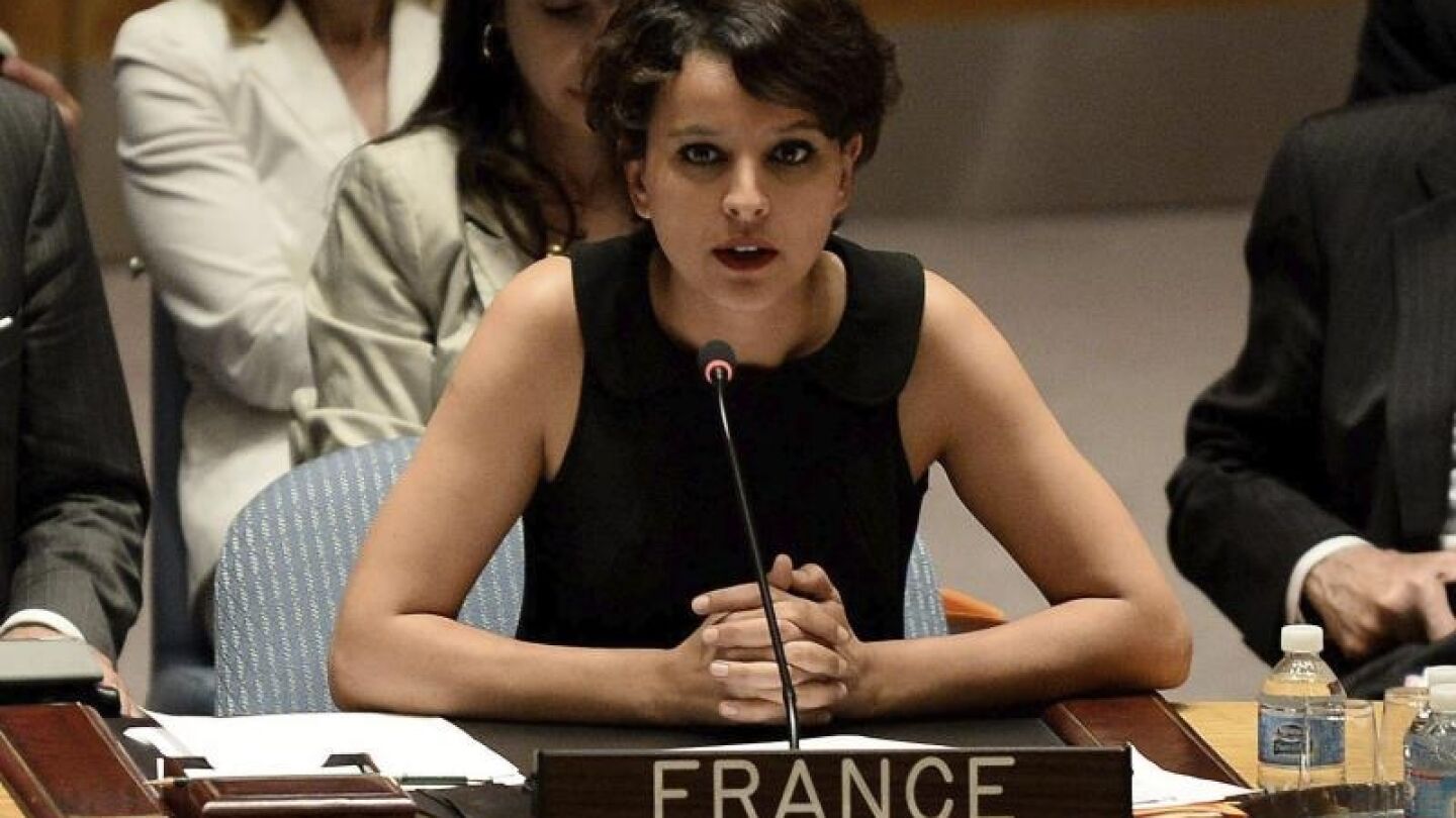 La ministra francesa de Derechos de las Mujeres, Najat Vallaud-Belkacem.