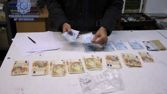 Detenido el principal falsificador de billetes de euros de Espa&ntilde;a