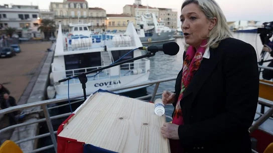 Marine Le Pen, líder del Frente Nacional francés Marine Le Pen, líder del Frente Nacional francés