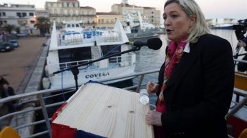 Marine Le Pen, líder del Frente Nacional francés