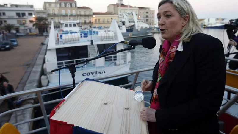 Marine Le Pen, líder del Frente Nacional francés Marine Le Pen, líder del Frente Nacional francés
