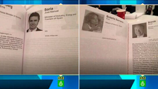 Los curr&iacute;culum de Ana Botella y Jos&eacute; Manuel Soria en Davos