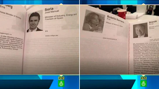 Los currículum de Ana Botella y José Manuel Soria en Davos Los currículum de Ana Botella y José Manuel Soria en Davos