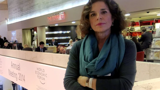 Ana Botella en el Foro Económico de Davos Ana Botella en el Foro Económico de Davos