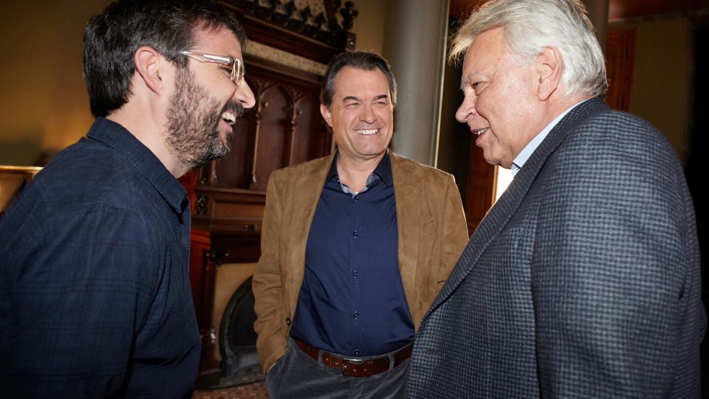Cara a cara entre Artur Mas y Gonz&aacute;lez