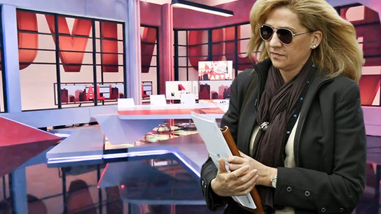 ARV sigue la declaración de la infanta Cristina ARV sigue la declaración de la infanta Cristina