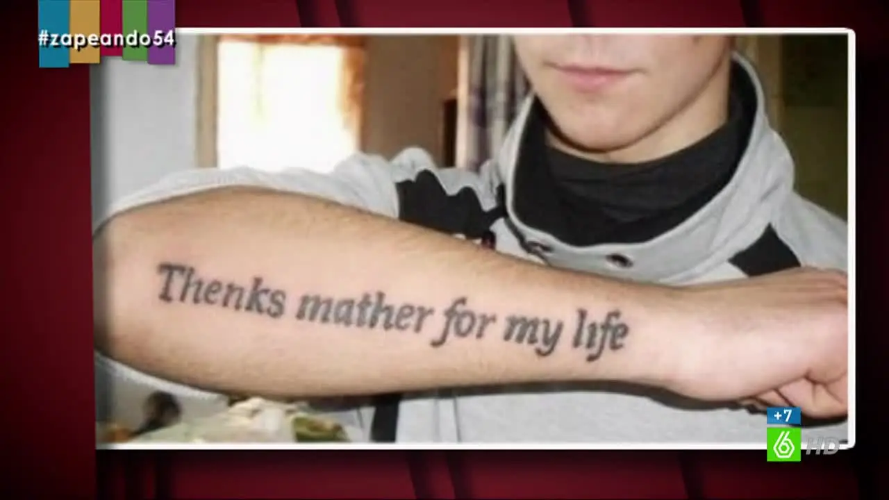 Tatuaje en Zapeando