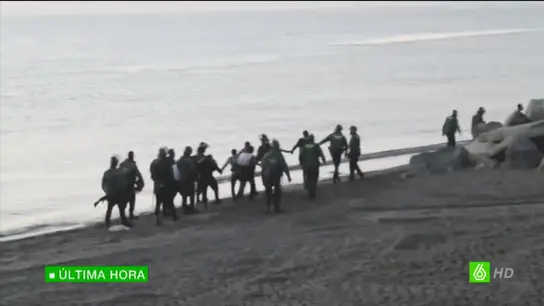 Algunos inmigrantes sí pisaron territorio español Algunos inmigrantes sí pisaron territorio español