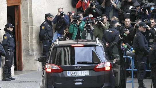 La infanta a su llegada a los juzgados de Palma La infanta a su llegada a los juzgados de Palma
