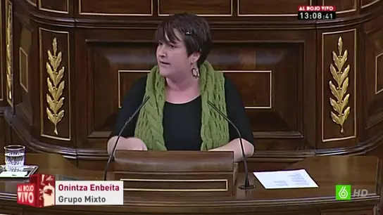 Onintza Enbeita, diputada de Amaiur Onintza Enbeita, diputada de Amaiur