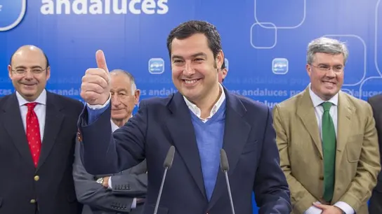Moreno Bonilla en la presentación de sus avales Moreno Bonilla en la presentación de sus avales
