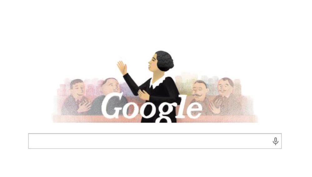Google rinde homenaje a Clara Campoamor