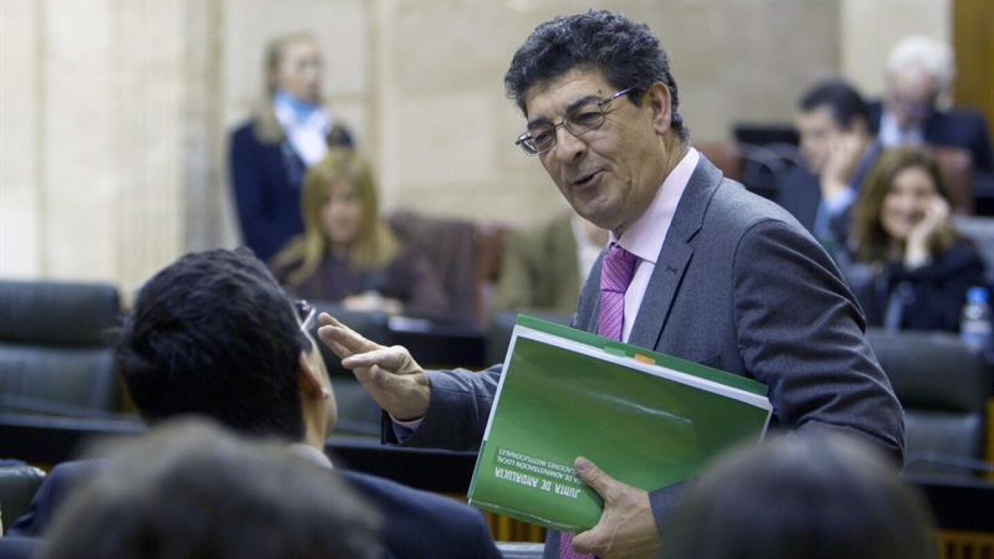 El vicepresidente de la Junta de Andaluc&iacute;a, Diego Valderas.