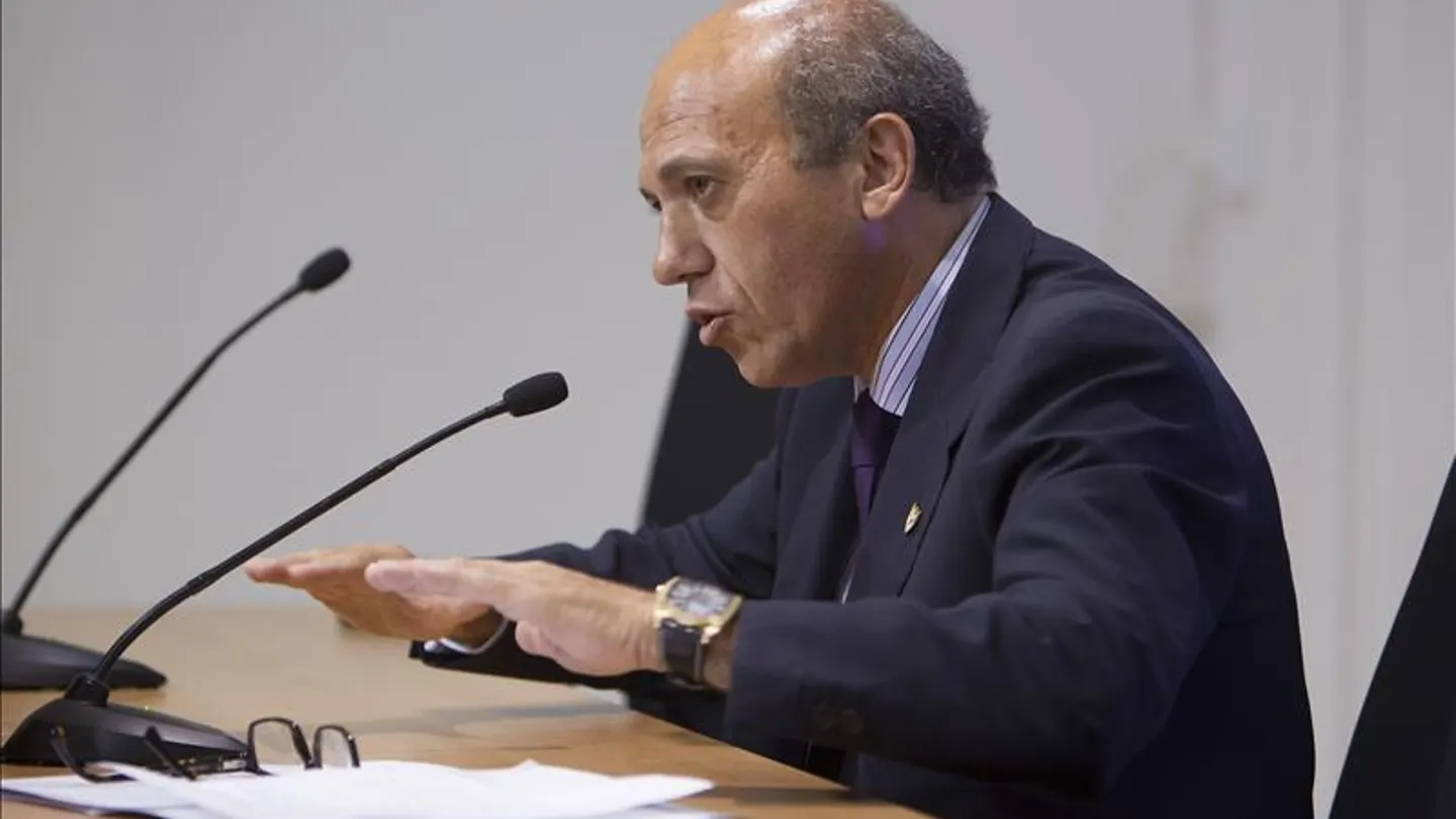 José María del Nido durante una comparecencia pública José María del Nido durante una comparecencia pública