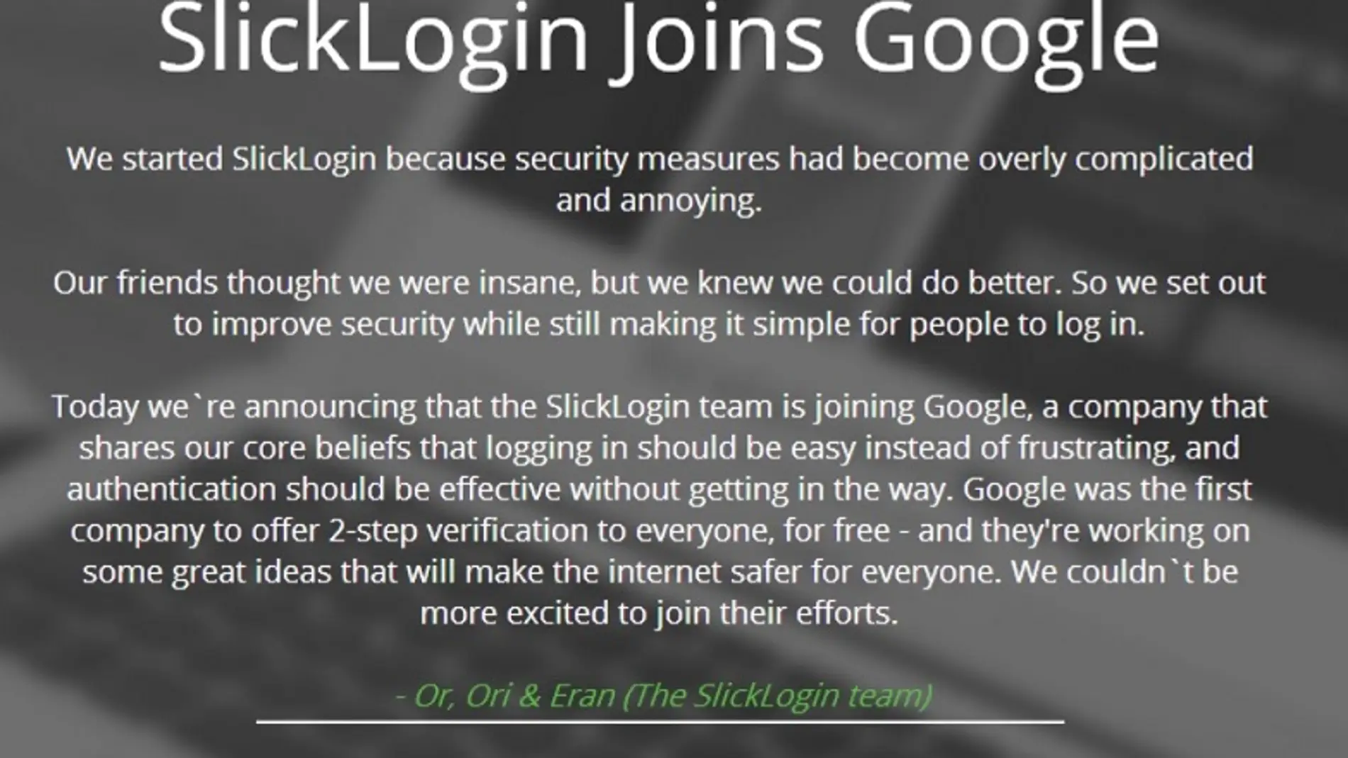 SlickLogin