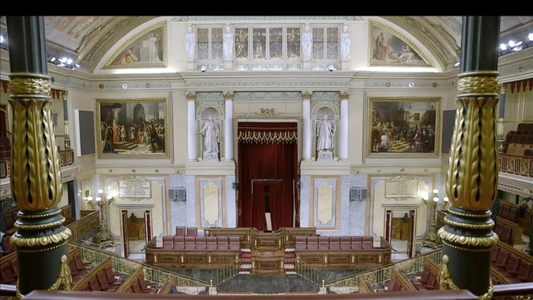 Panorámica interior del Congreso de los Diputados