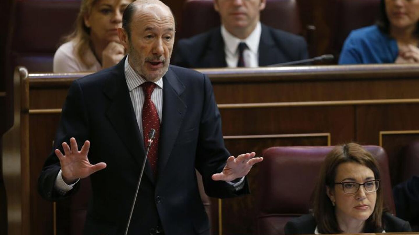 Alfredo P&eacute;rez Rubalcaba en el Congreso de los Diputados