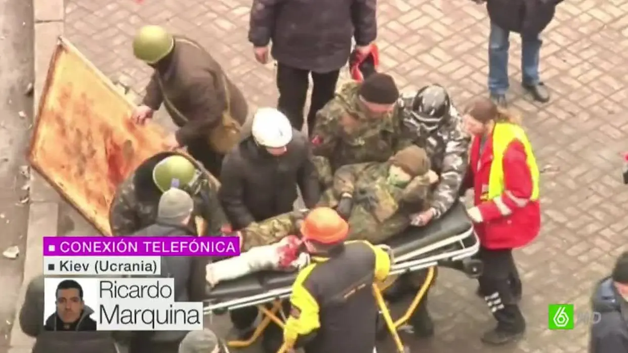 Periodistas en Ucrania atrapados