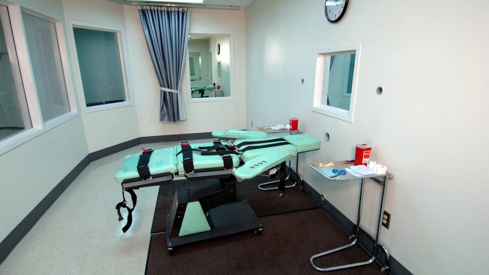 Sala de ejecución de la prisión de San Quintín